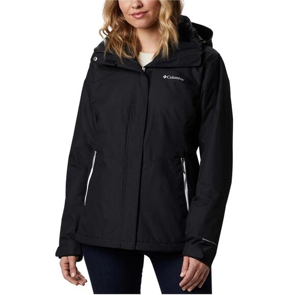 Columbia Bugaboo black Fleece Interchange Hooded winter Jacket Plus 2XL EUC - Picture 2 of 14